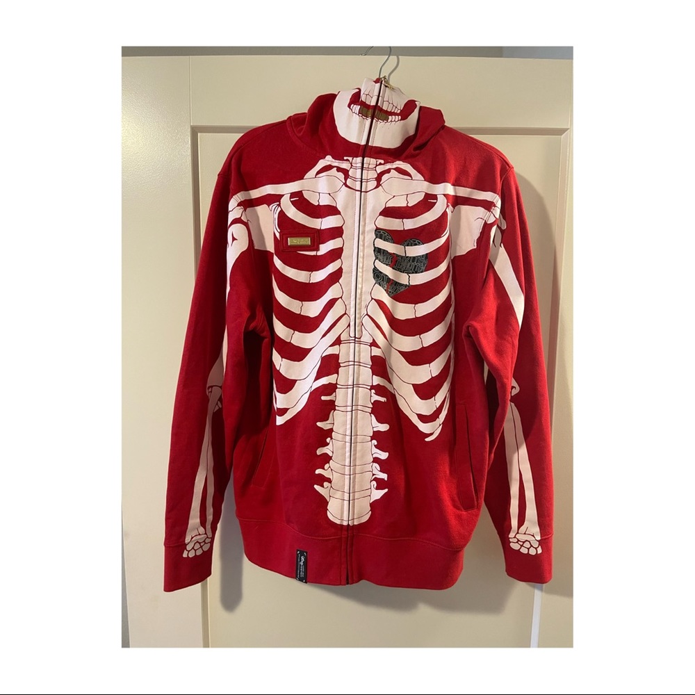 Lrg Skeleton Hoodie ( Small )